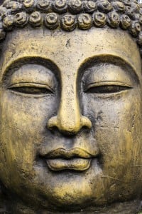 Garden Buddha Statue Detail