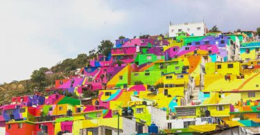 Imagem de Pachuca pintada após o trabalho da German Crew.