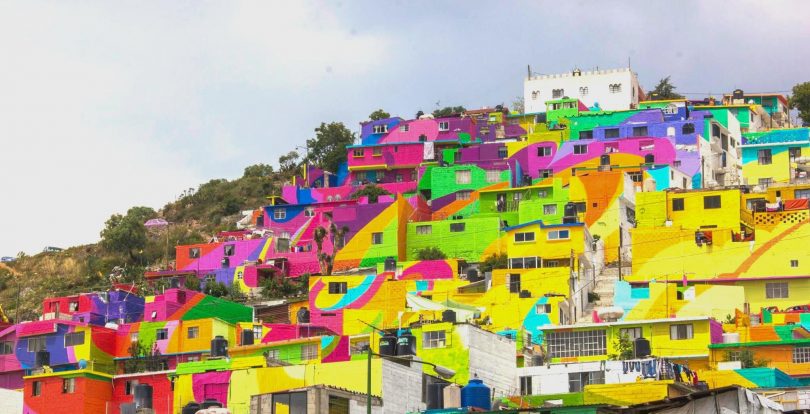 Imagem de Pachuca pintada após o trabalho da German Crew.