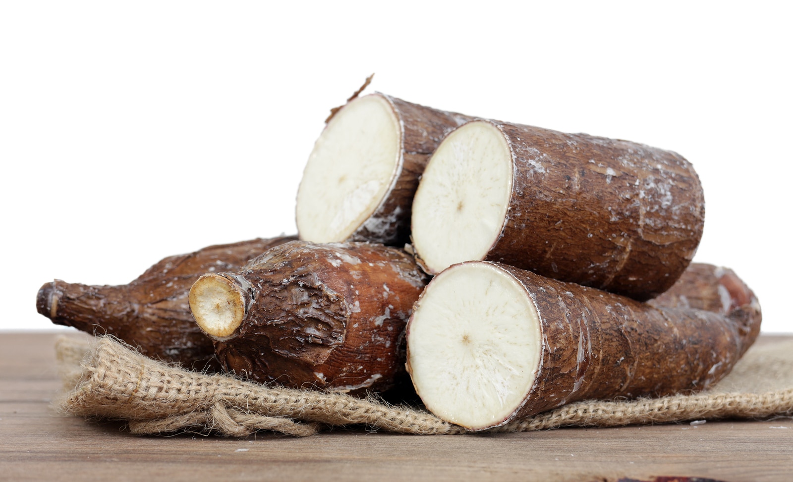 many of cutting and whole manioc (cassava)