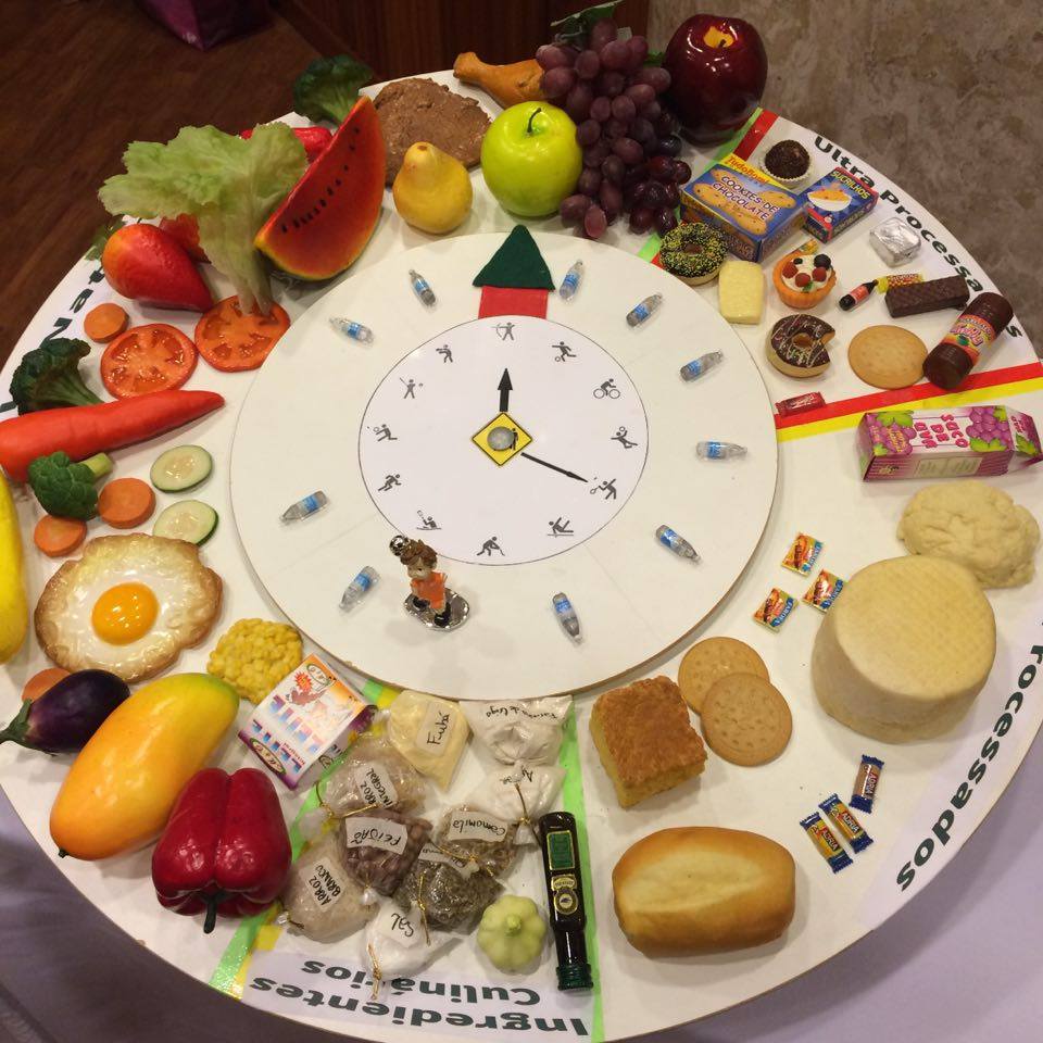 Roda alimentar material desenvolvido pelas Técnicas em Nutrição e Dietética Josefa Bacaro e Roseli Duarte (aluna da Profa. Vilani Figuiredo Dias) Nutrição