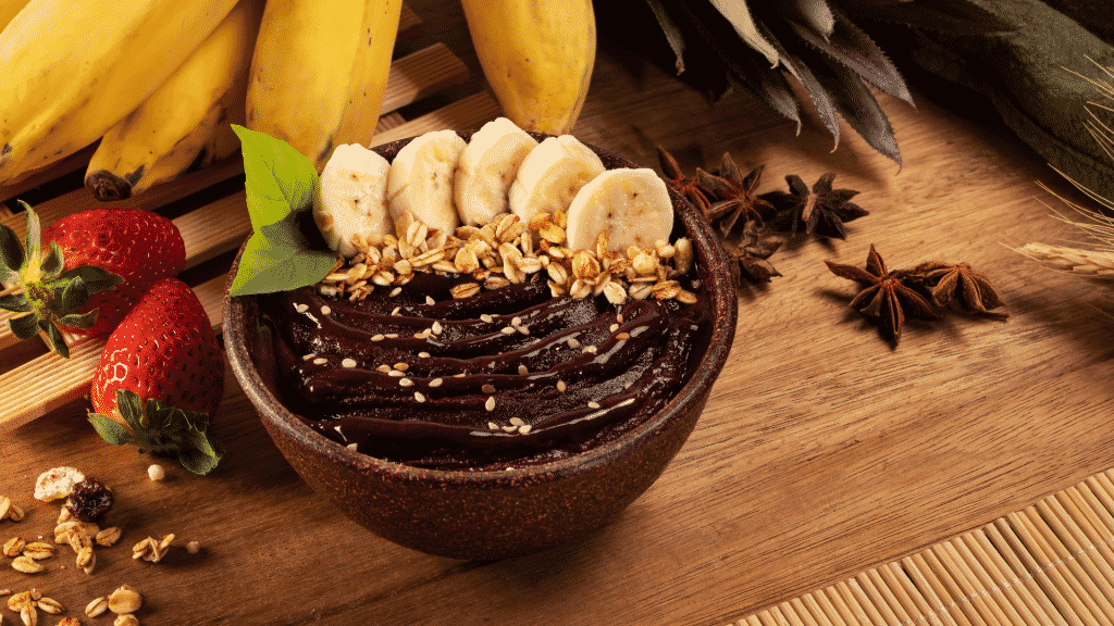 Creme de açaí com cupuaçu e banana