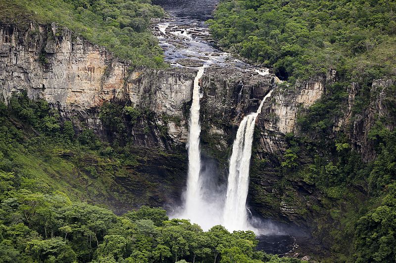 Cachoeira na Chapada dos Veadeiros