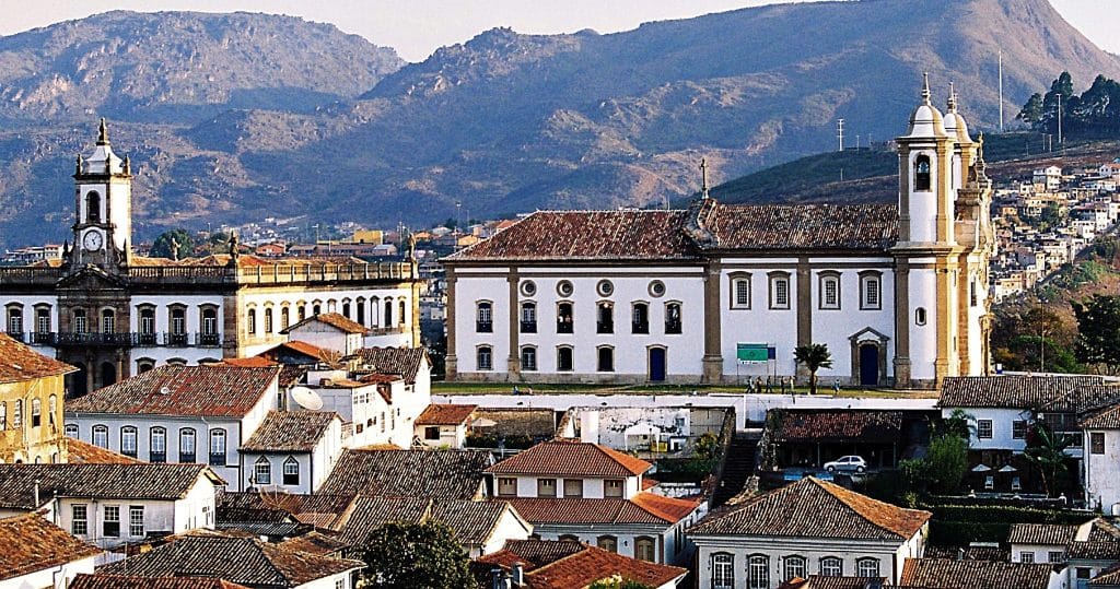 Cidade de Ouro Preto em Minas Gerais