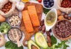 Imagem de muitos alimentos saudáveis.