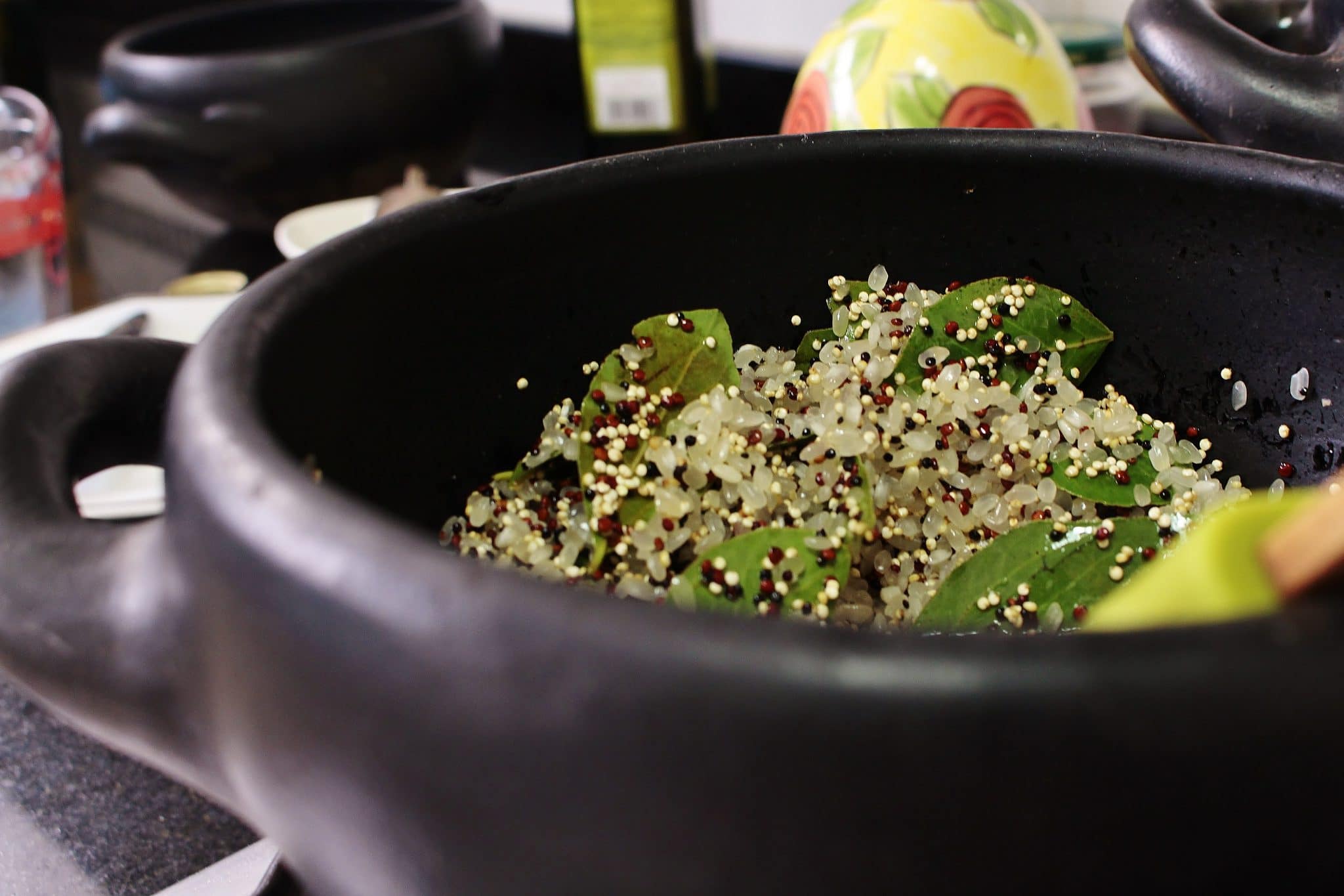 Receitas arroz com quinoa e louro Eu Sem Fronteiras