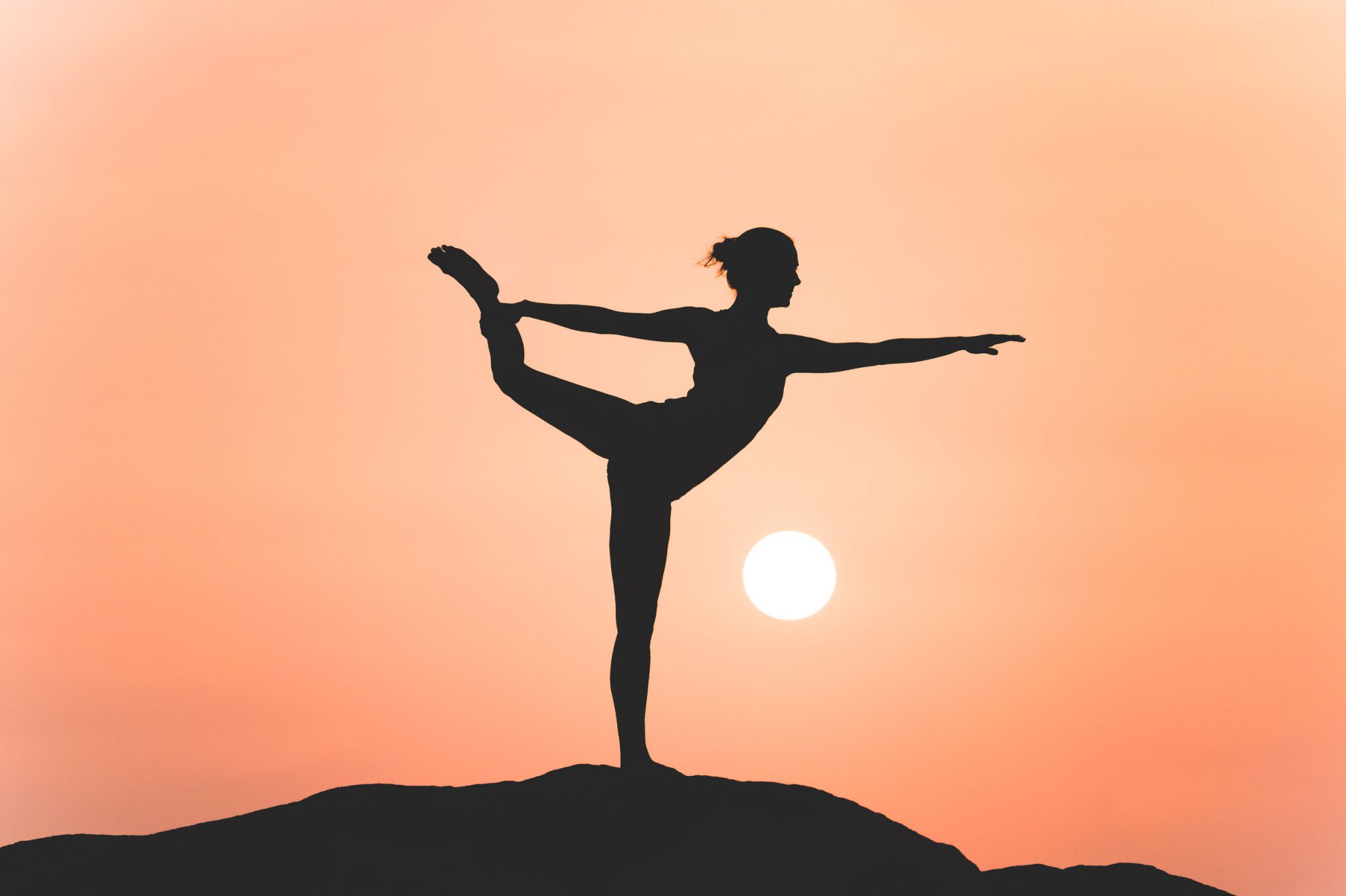 Dancer Posture sunset