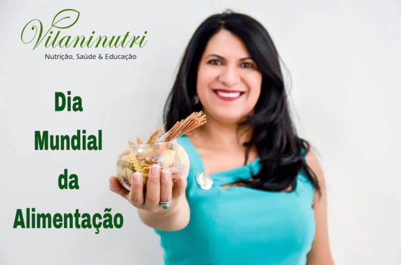 Banner anunciando o dia da alimentação.