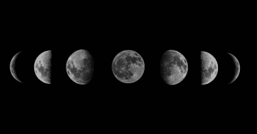 Representação das fases da lua