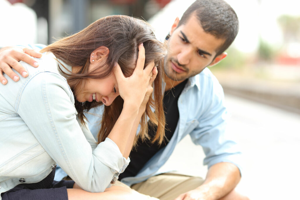 Mulher com depressão