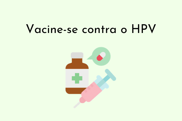 Ilustração Vacine-se conta o HPV