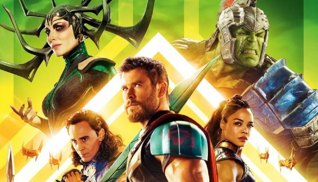 Cartaz de "Thor: ragnarok".