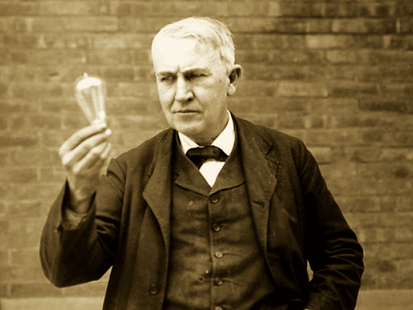 Foto de Thomas Edison.