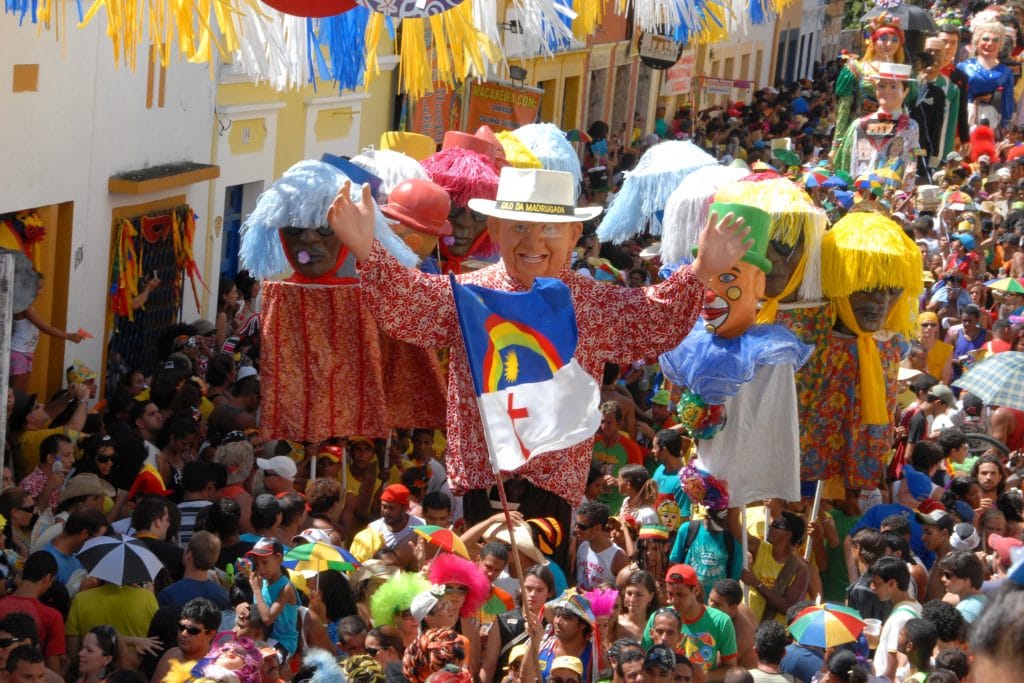 Bonecos gigantes de Olinda.