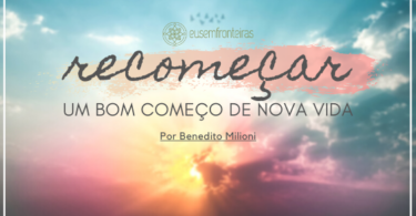 Capa do livro "Recomeçar... um bom começo de nova vida"