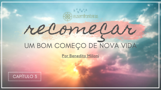 Capa do livro "Recomeçar... um bom começo de nova vida".