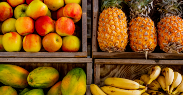 Foto de frutas na feira