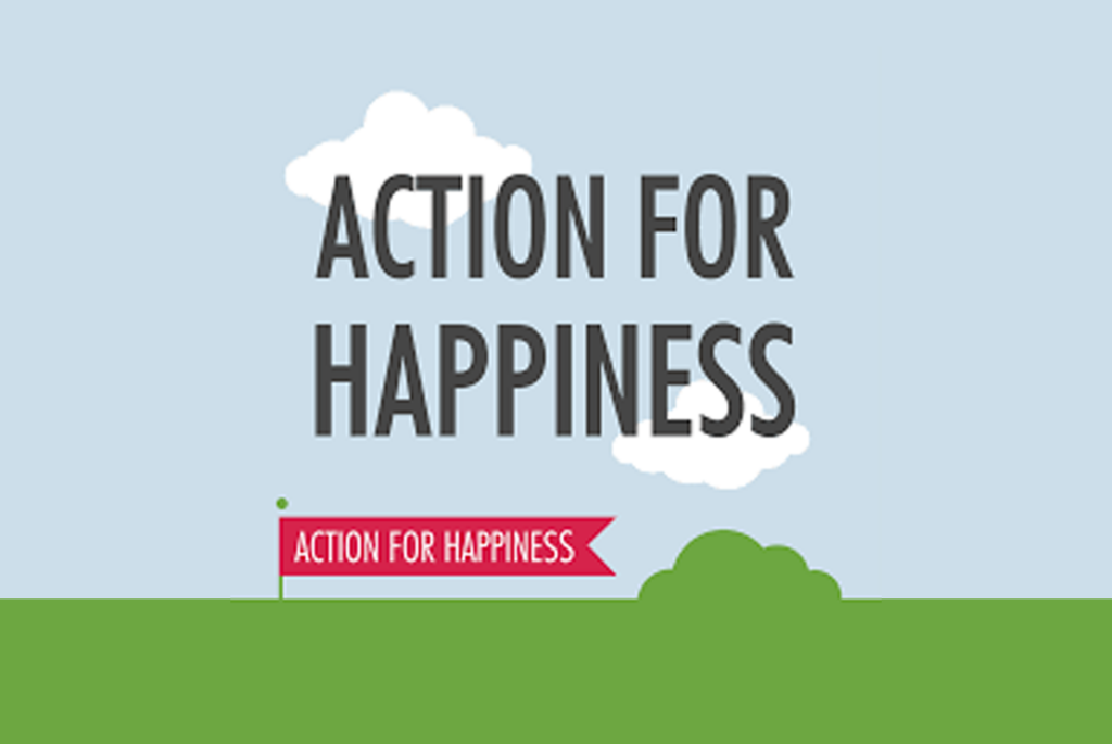 Imagem de divulgação do site Action for Happiness.