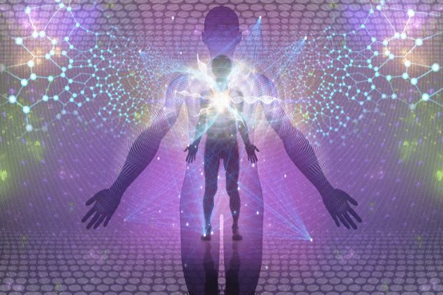 Aura se expandindo no corpo