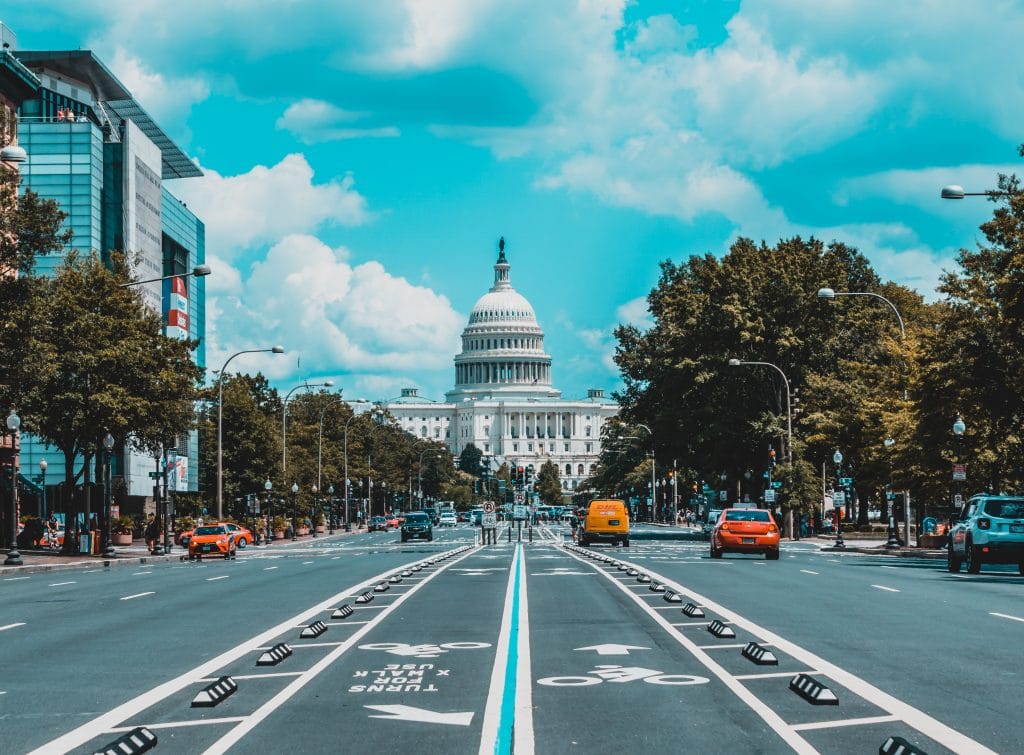 Cidade de Washington durante o dia