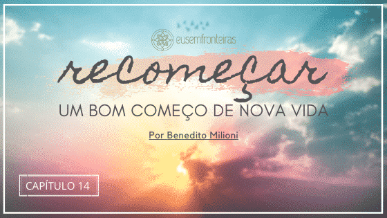 Capa do livro "Recomeçar... um bom começo de nova vida"