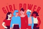 Ilustração de mulheres com escrito "Girl Power" ao fundo