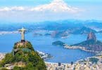 Foto panorâmica tirada da cidade do Rio de Janeiro.