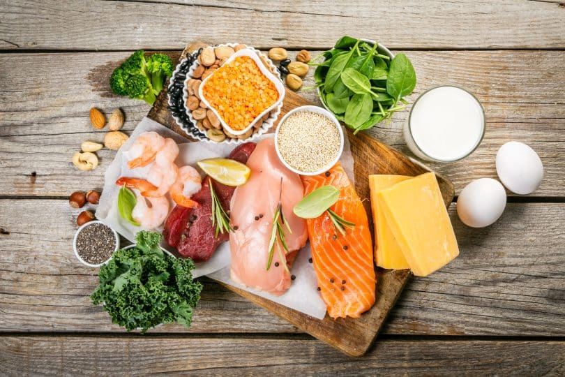Alimentos de origem animal.