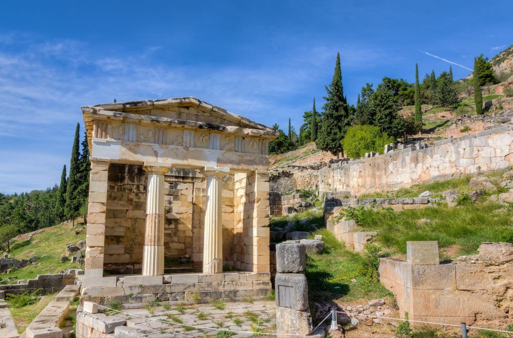 Delfo de Apolo na Grécia 