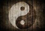 Ilustração do símbolo do yin yang