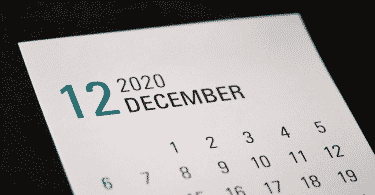 Calendário de Dezembro de 2020