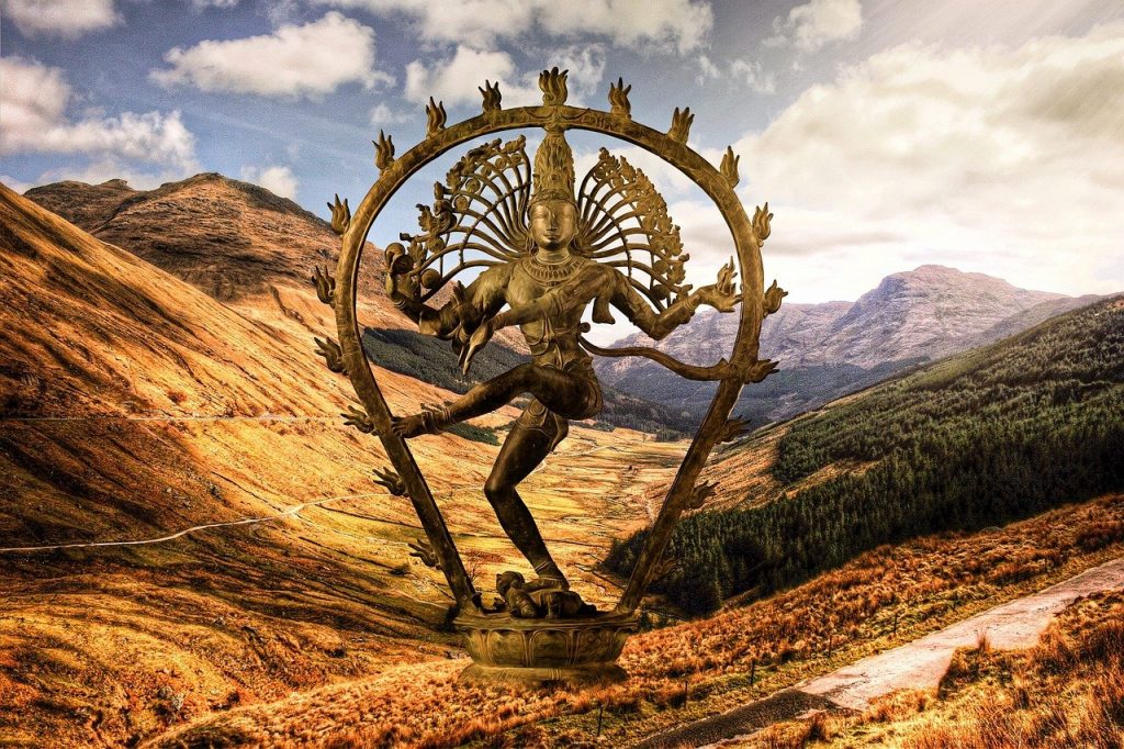 Representação do deus Shiva Nataraja.