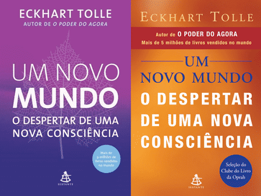 Capa do livro "Um novo mundo - O Despertar de Uma Nova Consciência"