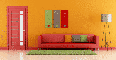 Ambiente de casa colorido