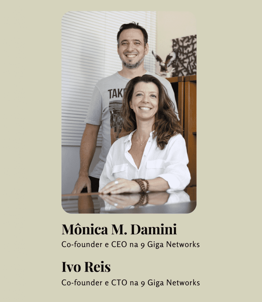 Foto de Ivo Reis e Mônica Damini.