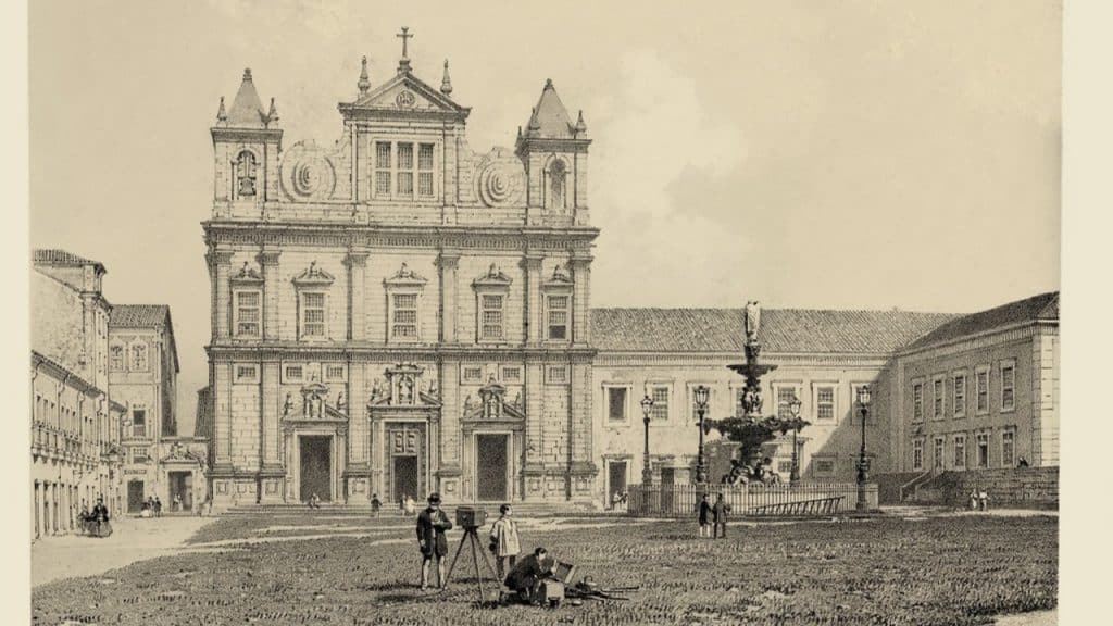 Fotografia de uma escola jesuíta na Bahia