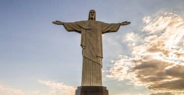 Cristo Redentor no Rio de Janeiro.