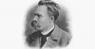 Ilustração de Nietzche.