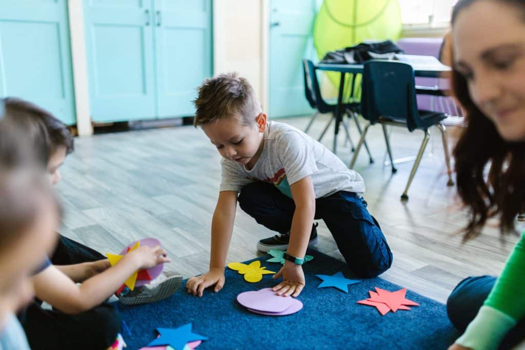 Crianças na escola