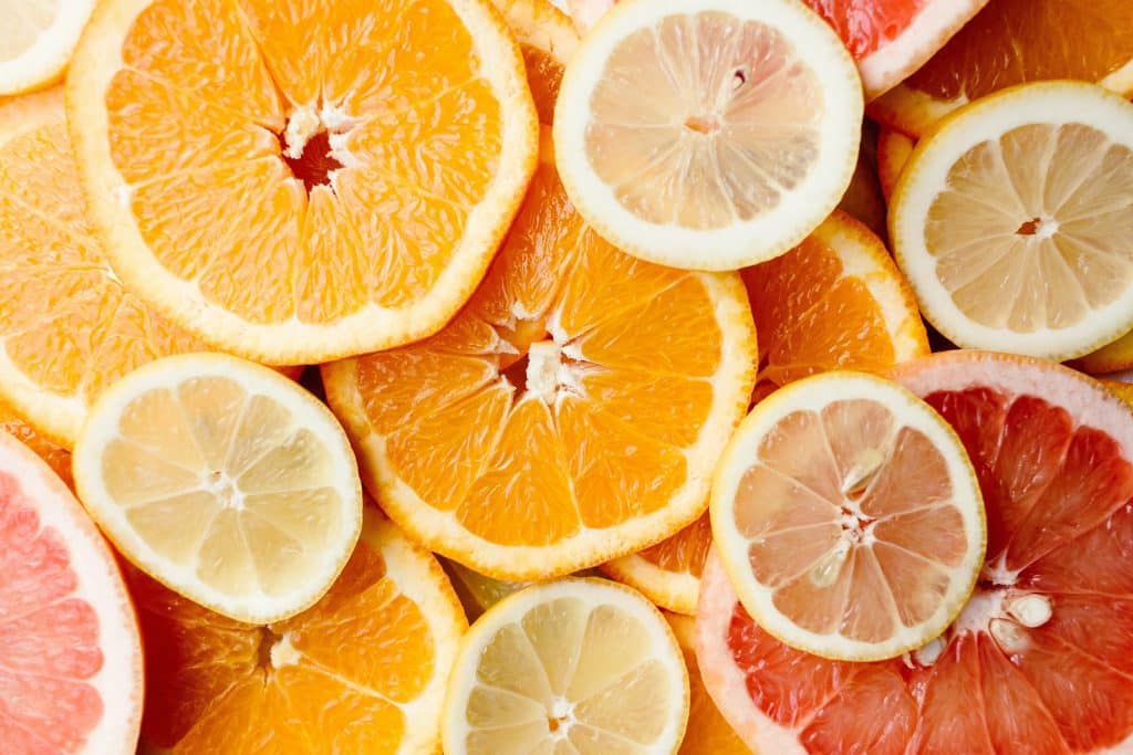 Fatias de laranja