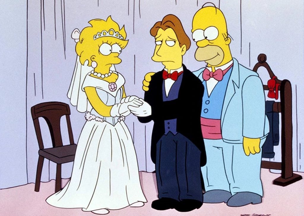 Episódio "O casamento de Lisa".