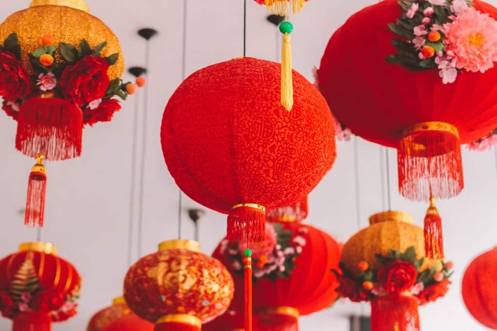 Celebração do ano novo chinês.
