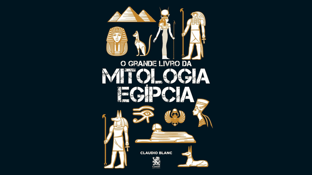 Capa do livro "O Grande Livro da Mitologia Egípcia" (2021)