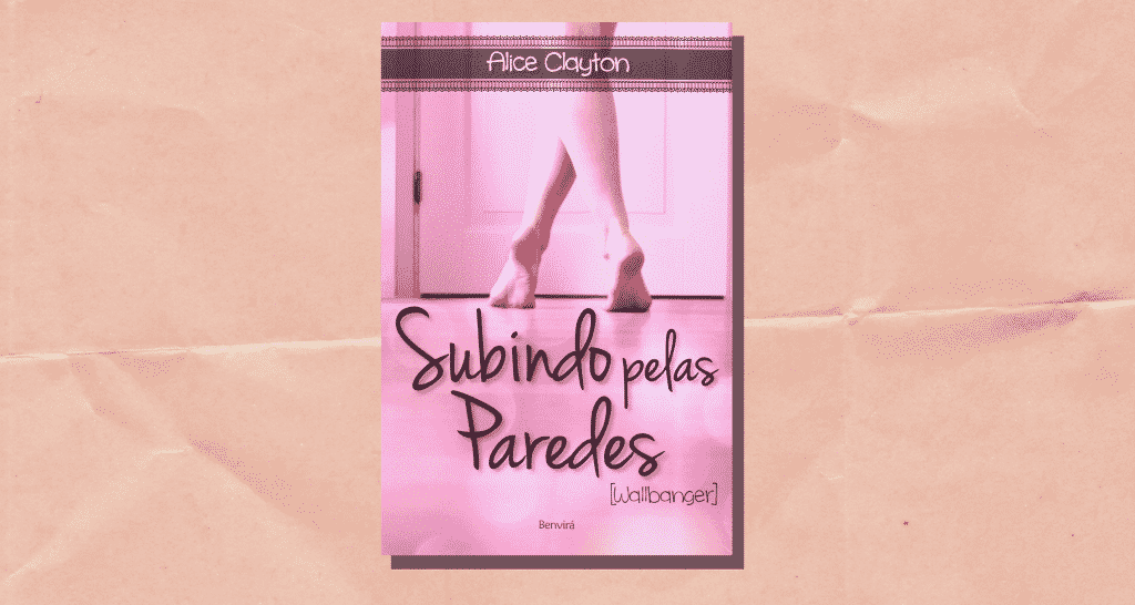 capa do livro subindo pelas paredes.