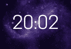 As horas 20:02.