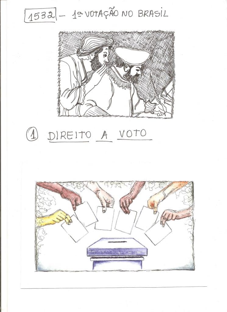 Ilustração do voto.