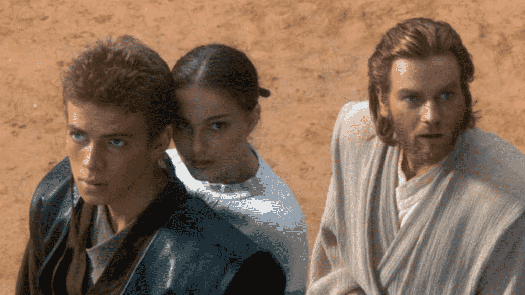 Natalie Portman , Ewan McGregor , Hayden Christensen em Star Wars