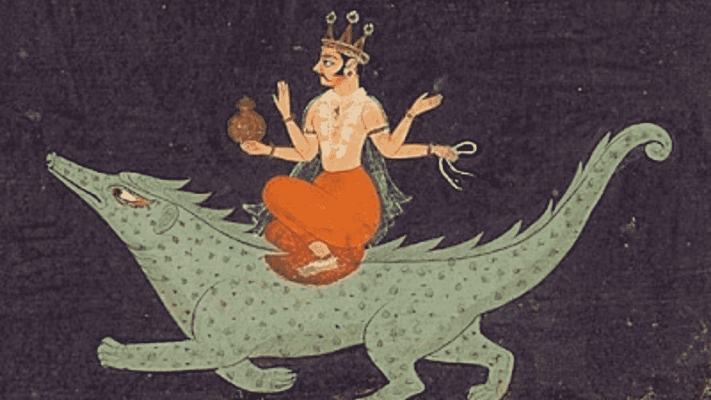Ilustração do Deus Varuna