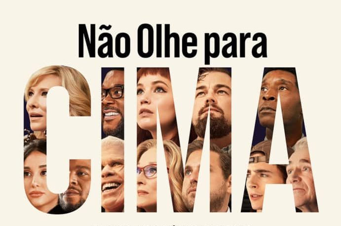 Pôster do filme não olhe para cima.