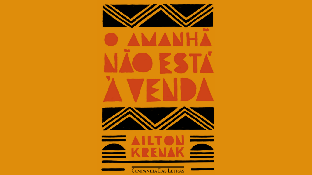 A capa do livro "O amanhã não está à venda".